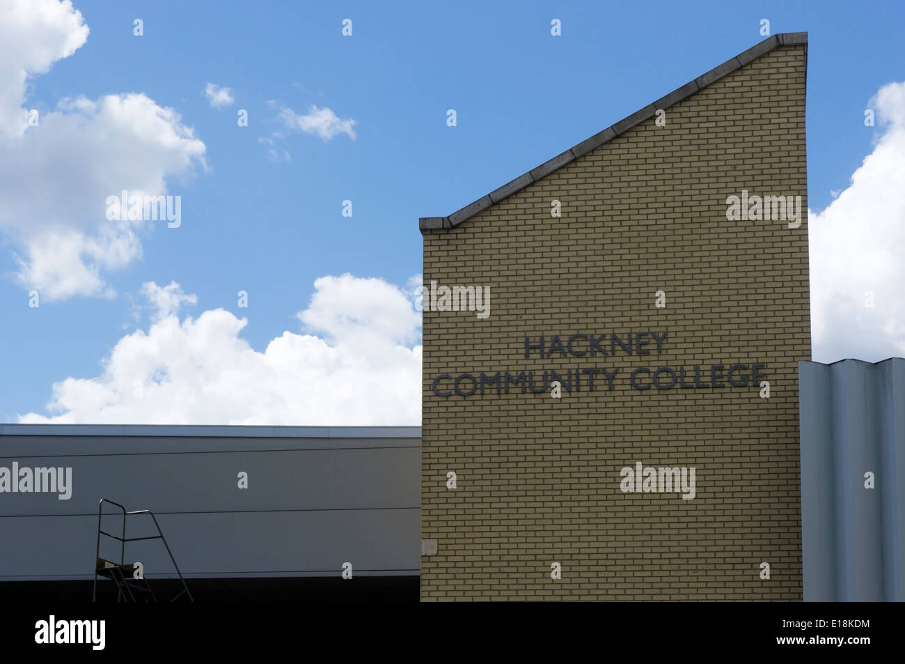 Hackney Community College nella zona est di Londra. Foto Stock