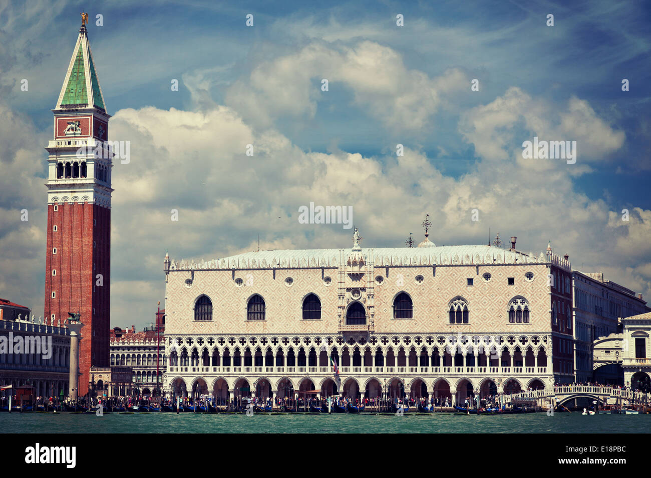 La famosa città di Venezia in Italia Foto Stock