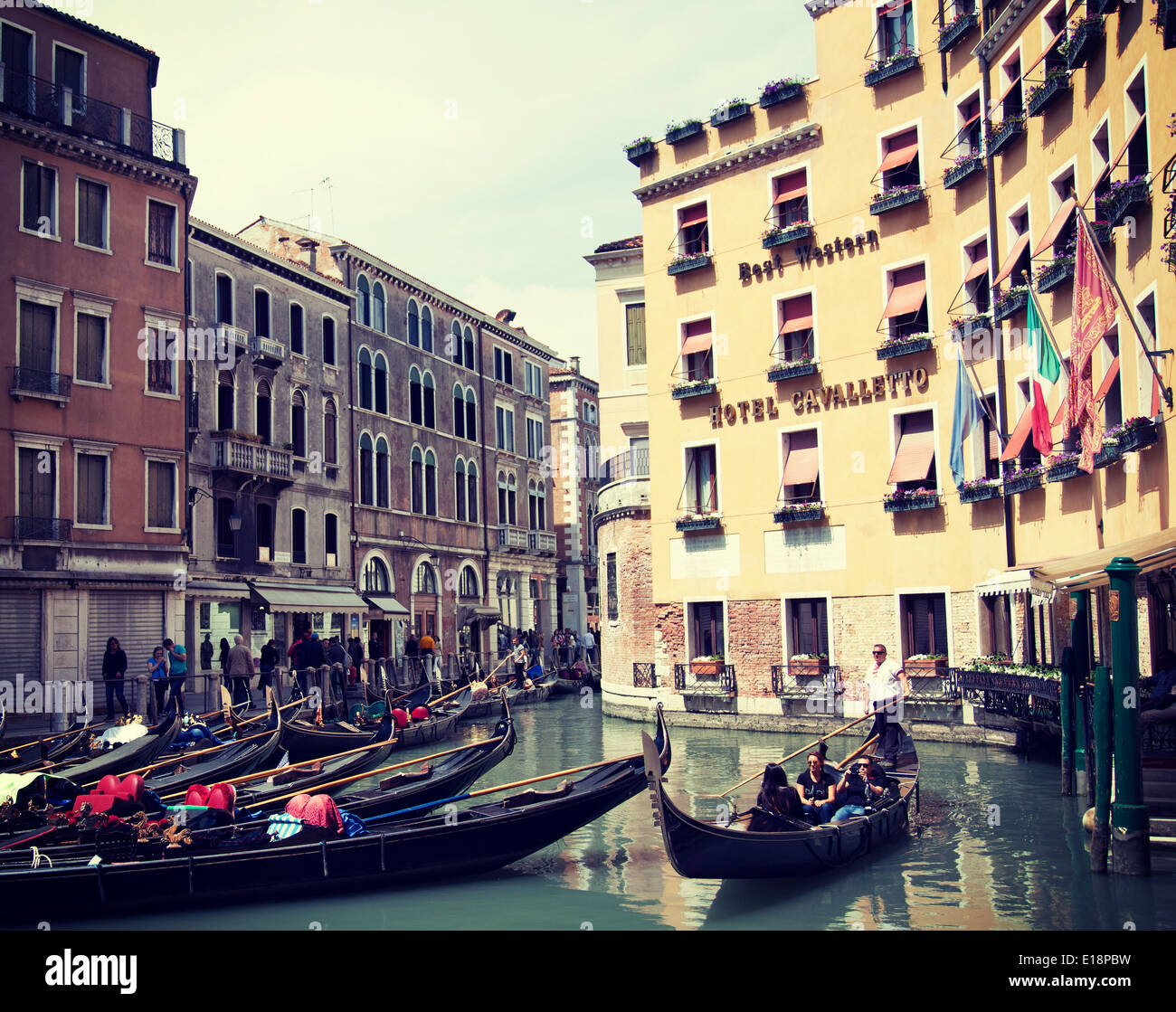 La famosa città di Venezia in Italia Foto Stock