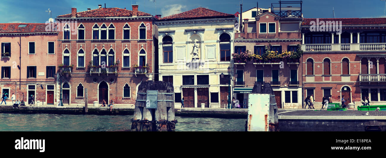 La famosa città di Venezia in Italia Foto Stock