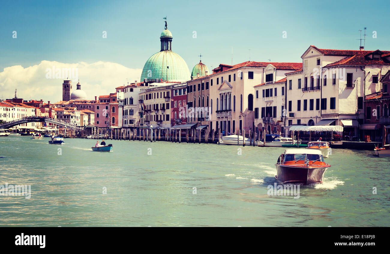 La famosa città di Venezia in Italia Foto Stock