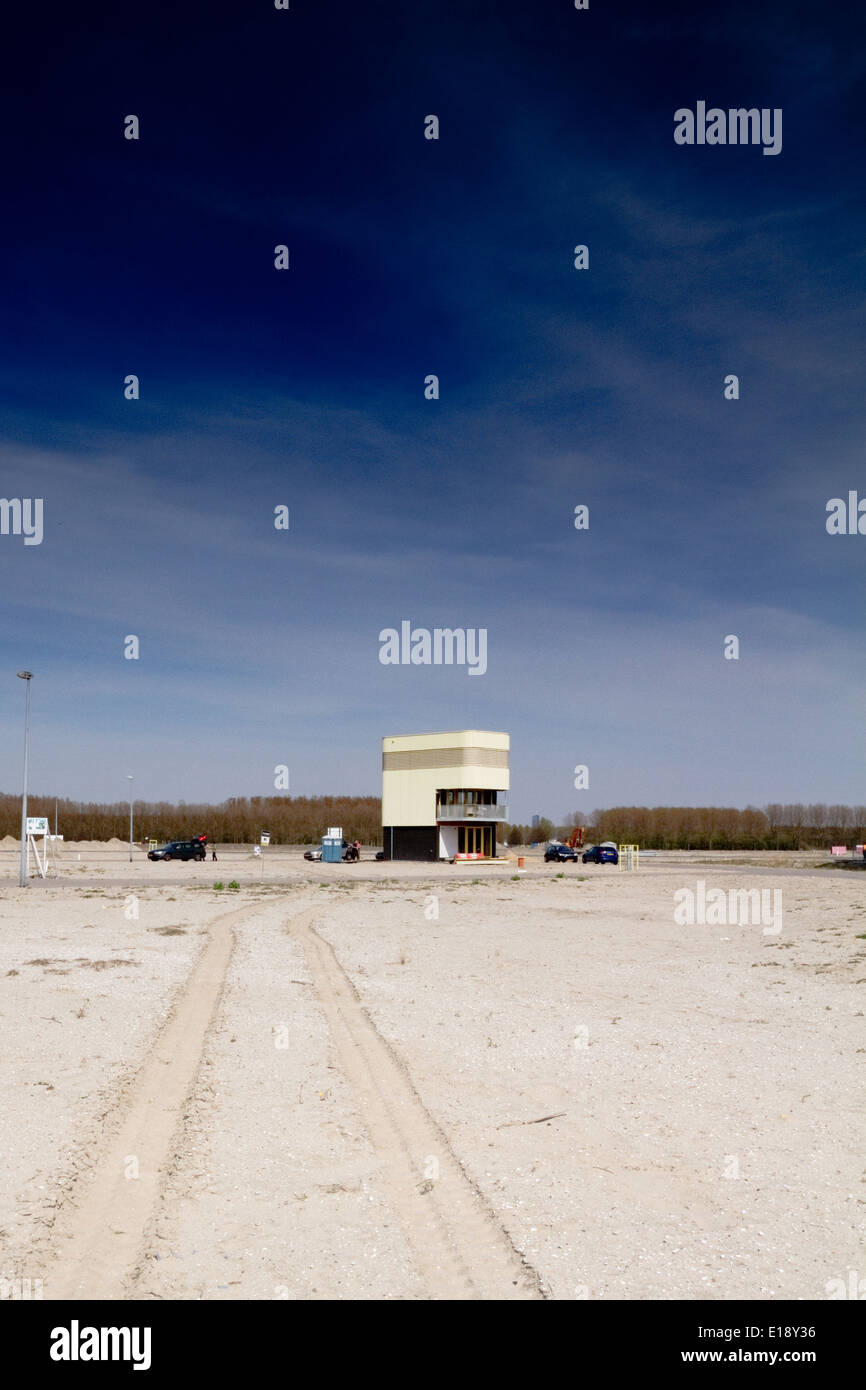 Almere Poort nuovo quartiere di sviluppo sulla periferia di Almere, Paesi Bassi Foto Stock Almere Poort nuovo quartiere di sviluppo sulla periferia di Almere, Paesi Bassi Foto Stock