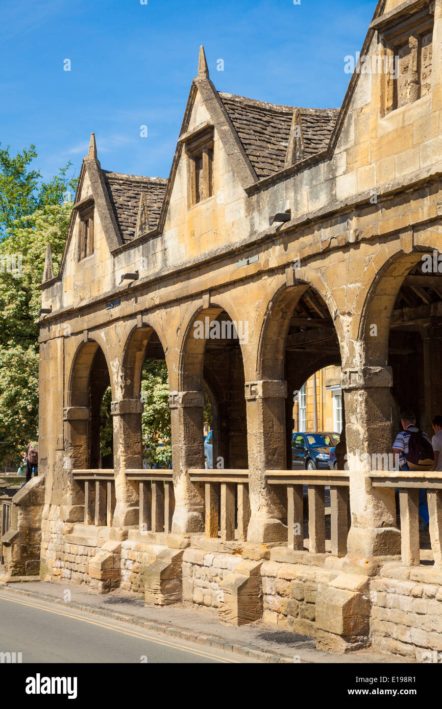 Chipping Campden Market Hall costruito 1646 High Street Chipping Campden Cotswolds Gloucestershire England Regno Unito EU Europe Foto Stock
