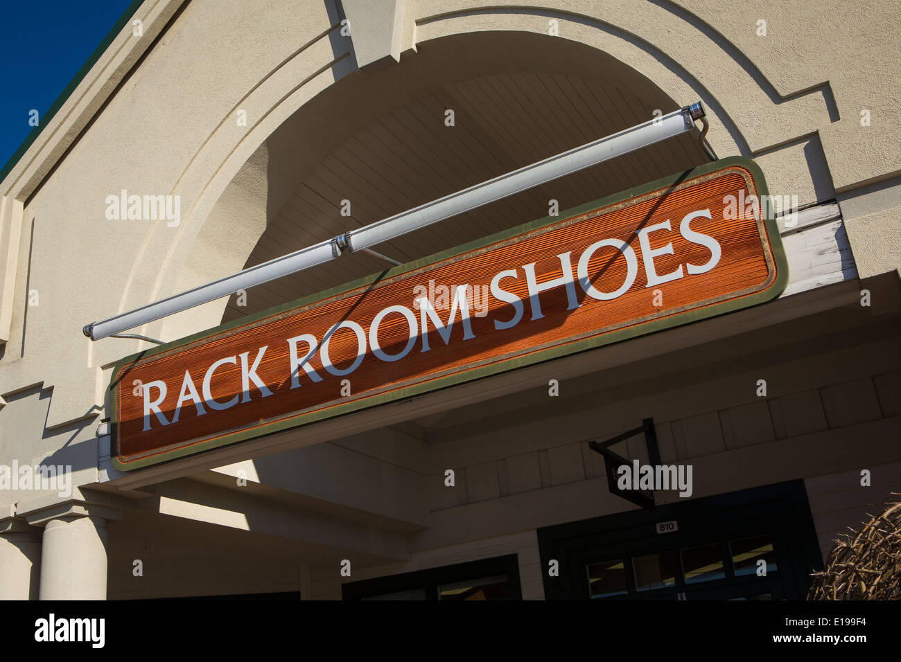 Camera Rack scarpe è raffigurato nella Tanger Outlets in Sevierville, Tennessee Foto Stock