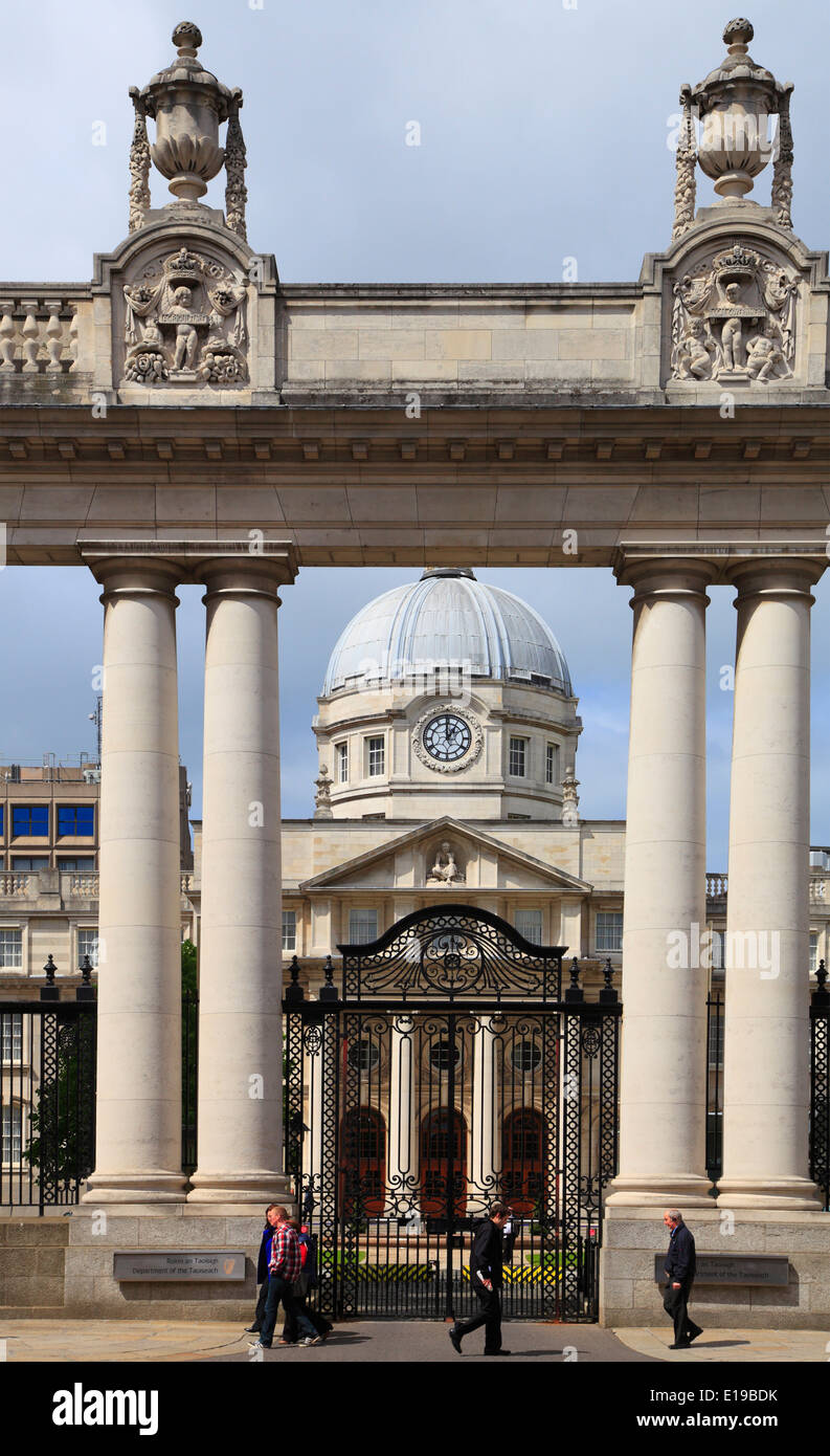 Irlanda, Dublino, edifici governativi, Foto Stock