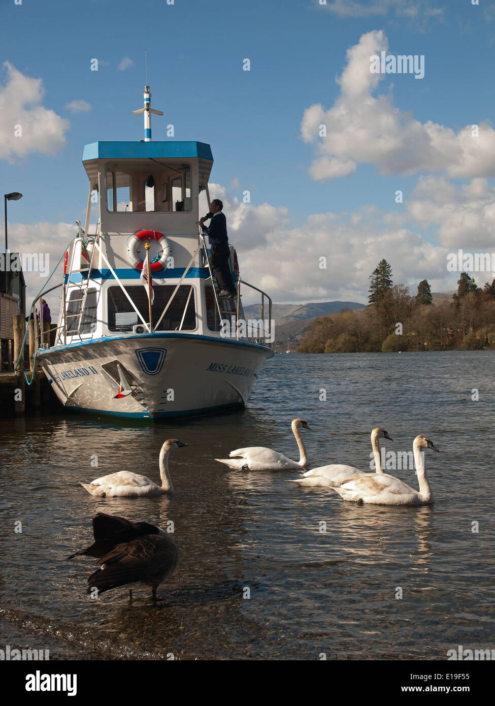 Imbarcazione da diporto Miss Lakeland 2 Bowness-on-Windermere Lake District Cumbria Inghilterra England Regno Unito Foto Stock