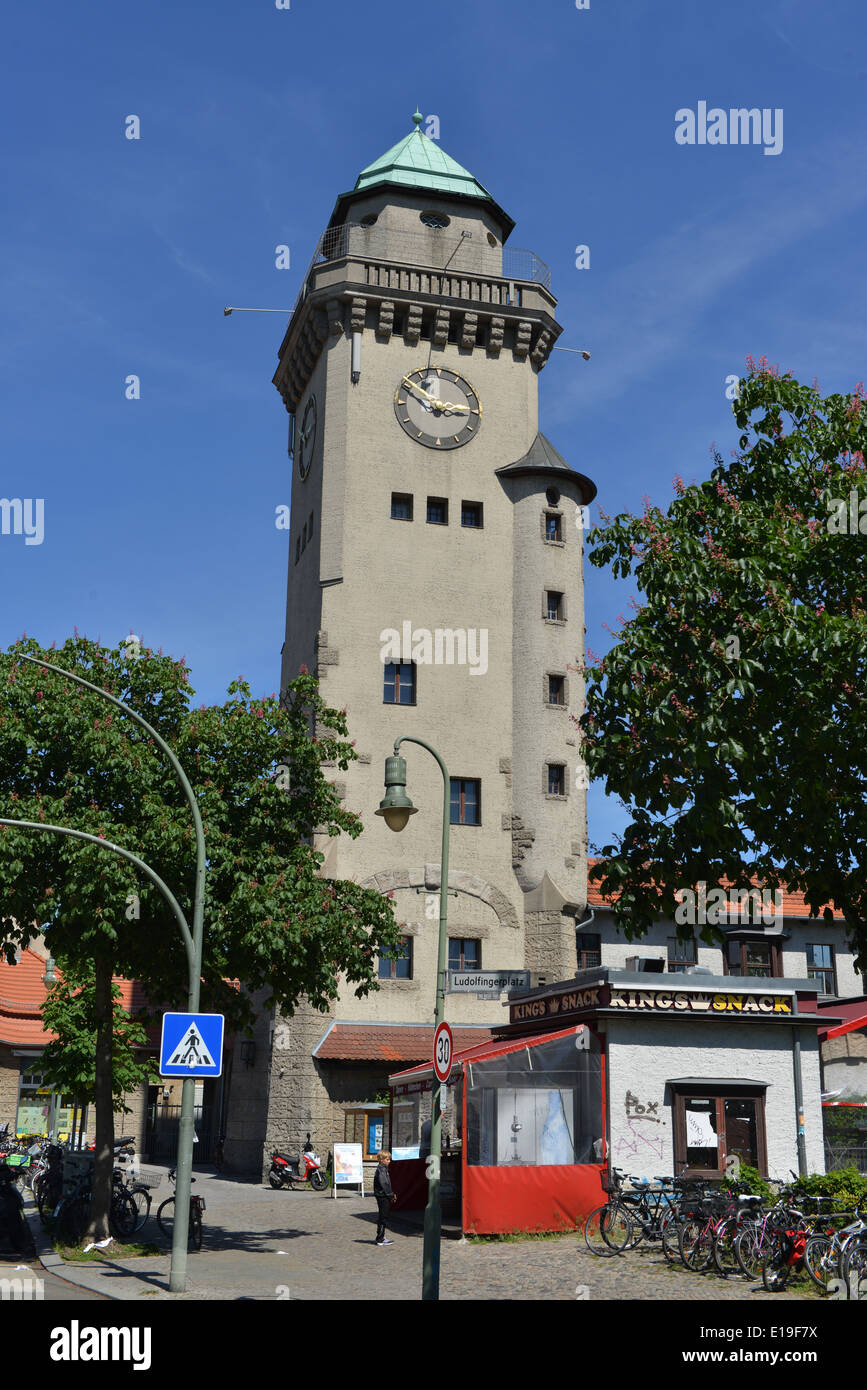 Casinoturm, Ludolfingerplatz, Frohnau, Berlino, Deutschland Foto Stock