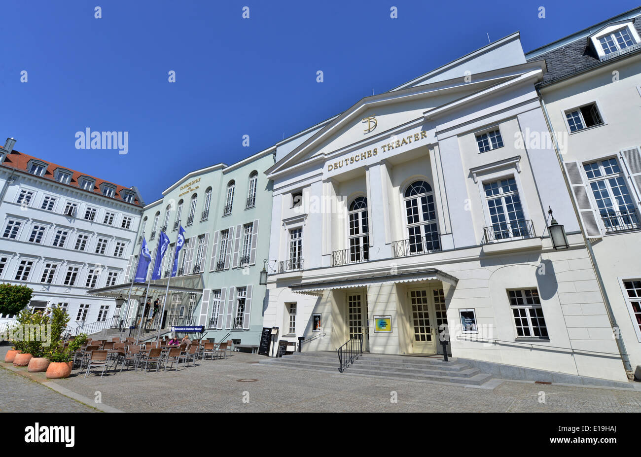 Deutsches Theater, Schumannstrasse, nel quartiere Mitte di Berlino, Deutschland Foto Stock