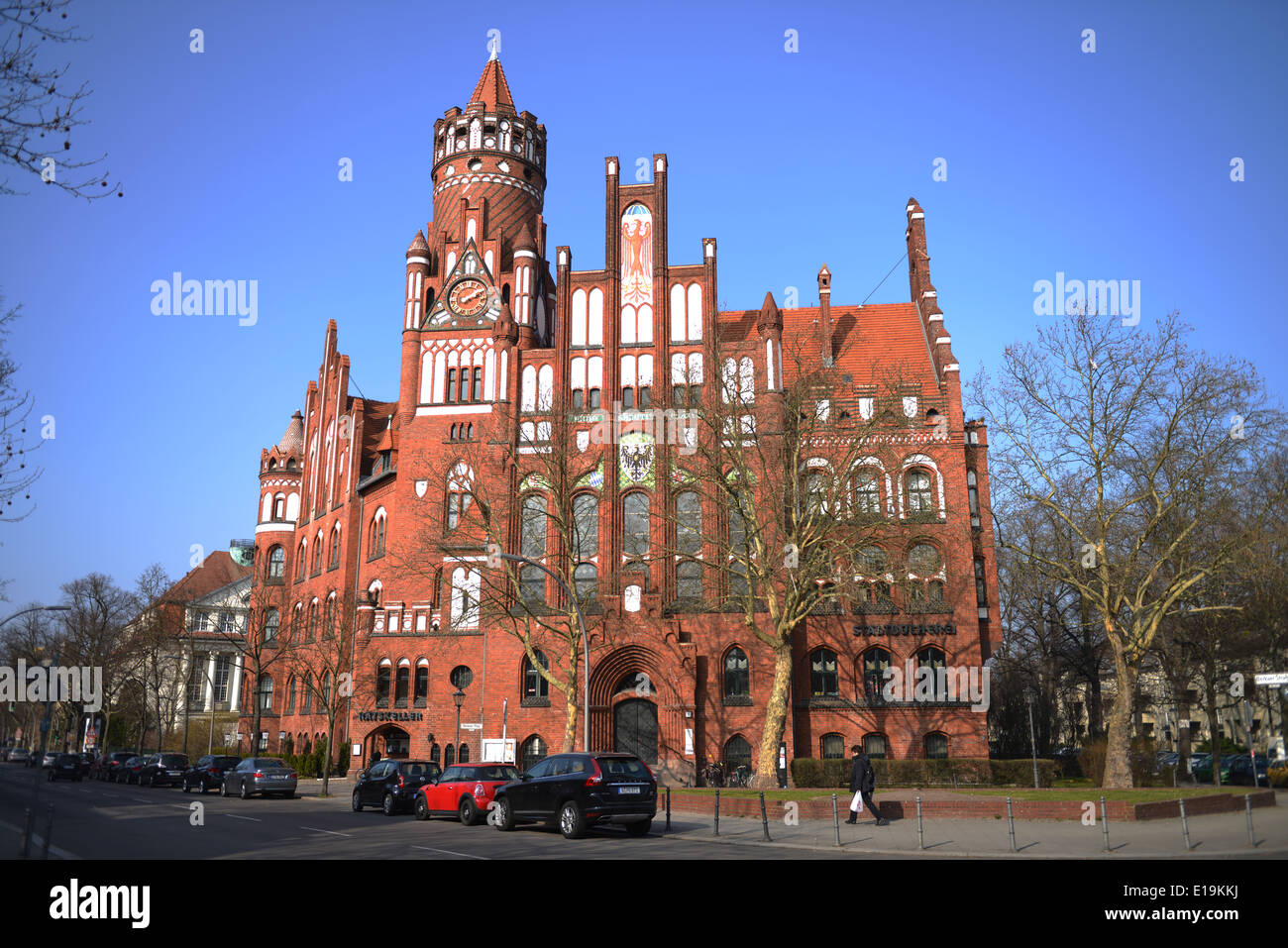 Il Rathaus Schmargendorf, Berkaer Platz, Wilmersdorf, Berlino, Deutschland Foto Stock