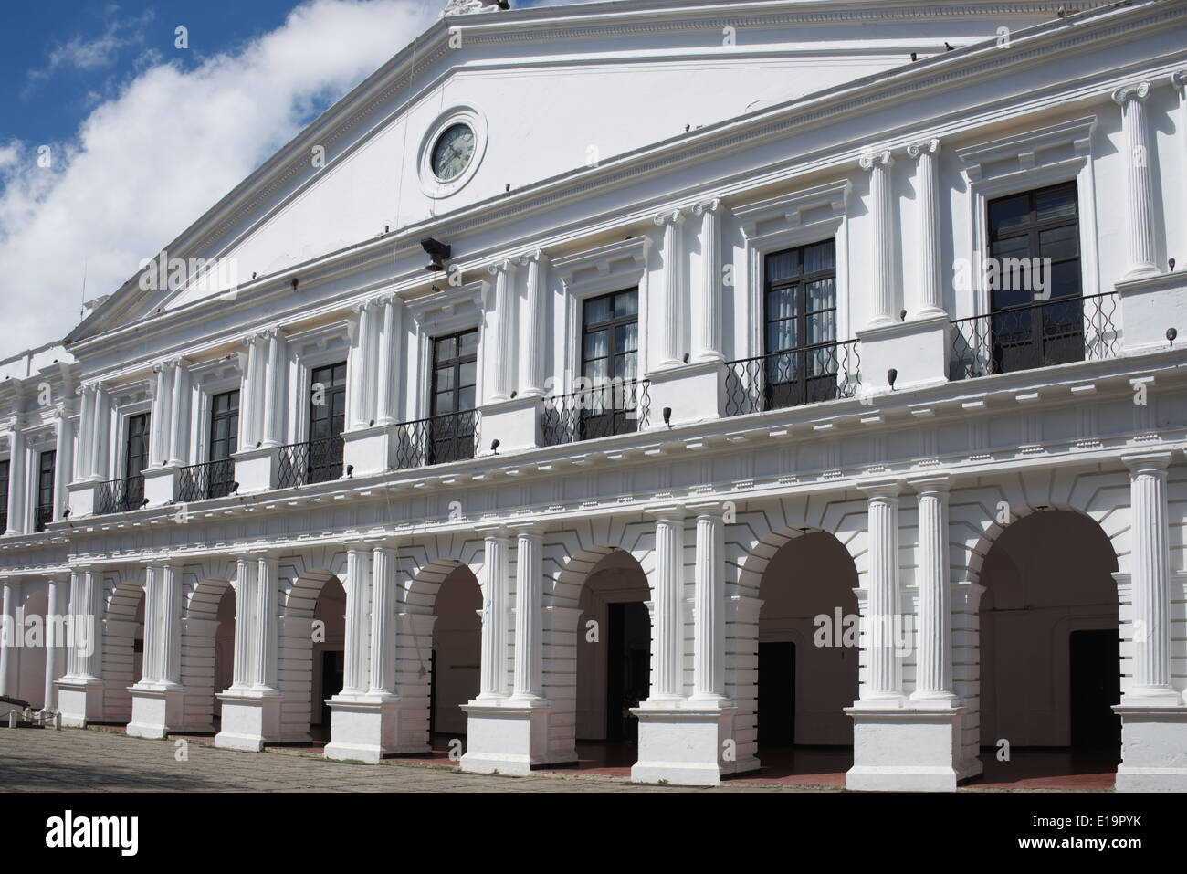 Palacio Municipal Plaza 31 Marzo a San Cristobal de las Casas, Chiapas Foto Stock
