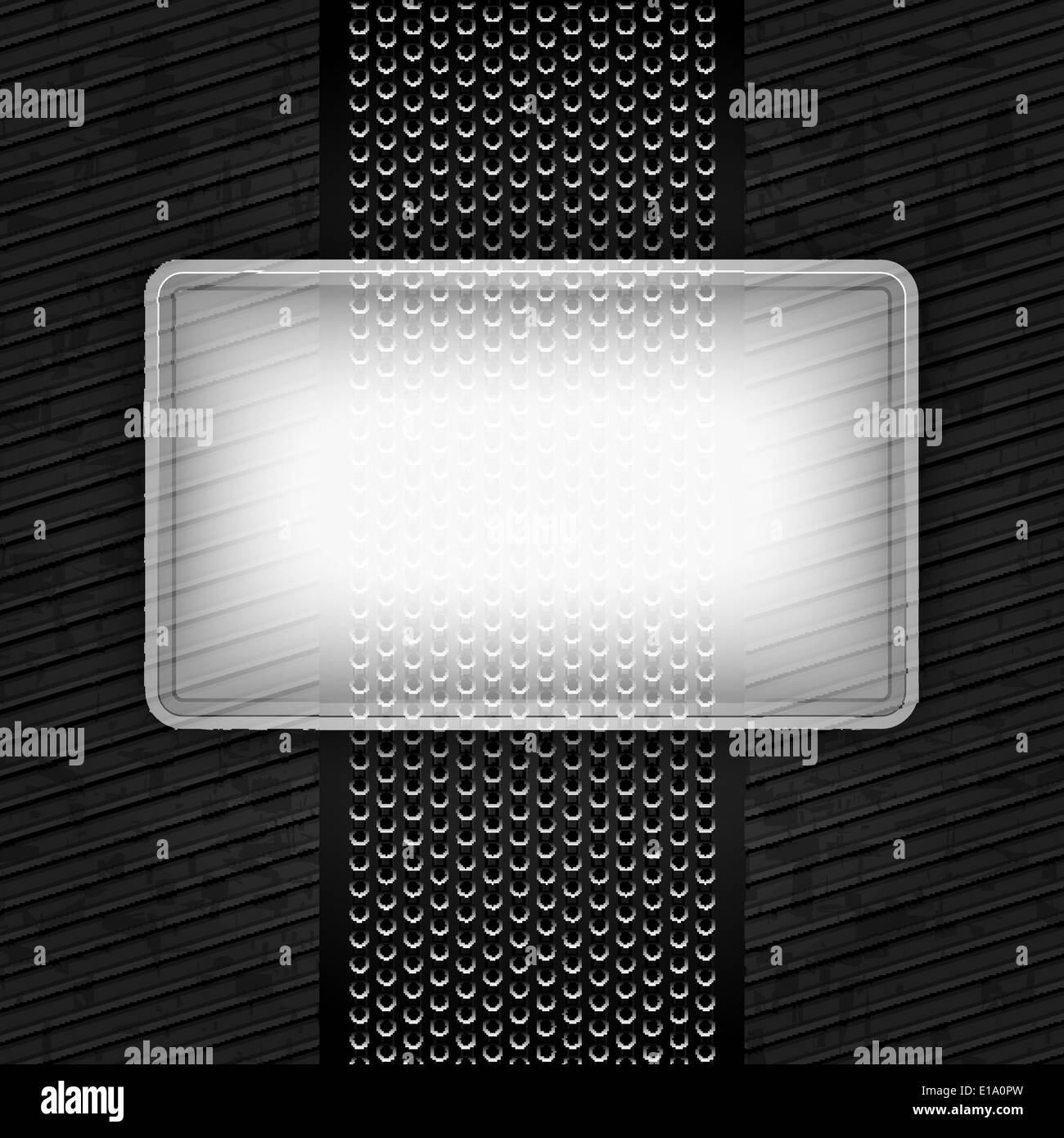 Metallico modello di grunge, ferro forato. Il vettore 10eps Illustrazione Vettoriale