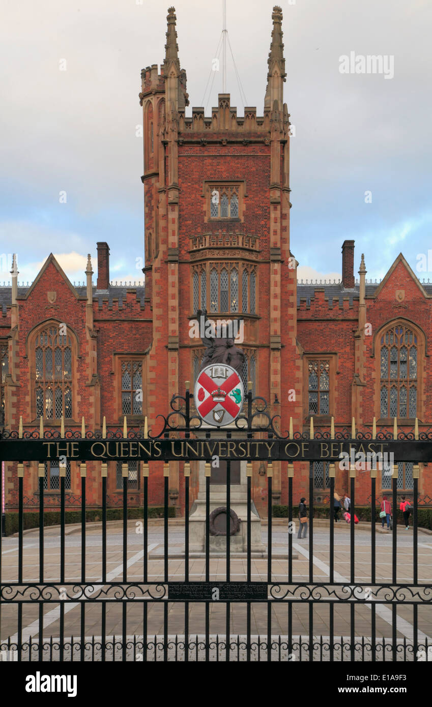 Regno Unito e Irlanda del Nord, Belfast, Queen's University, Foto Stock