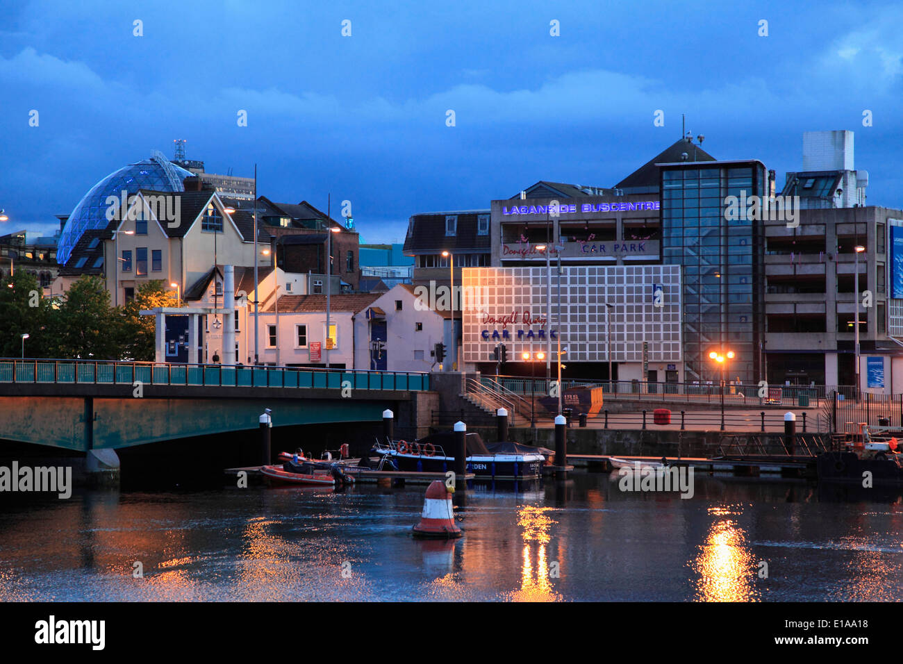 Regno Unito e Irlanda del Nord, Belfast, Laganside, Donegall Quay, Foto Stock