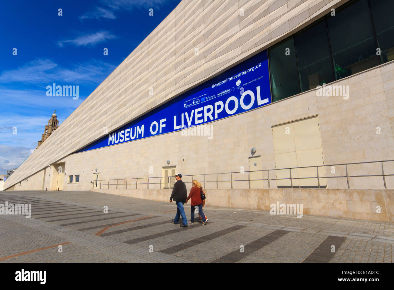 Museo di Liverpool a Liverpool lungomare storico, Albert Dock, Liverpool, in Inghilterra. Foto Stock