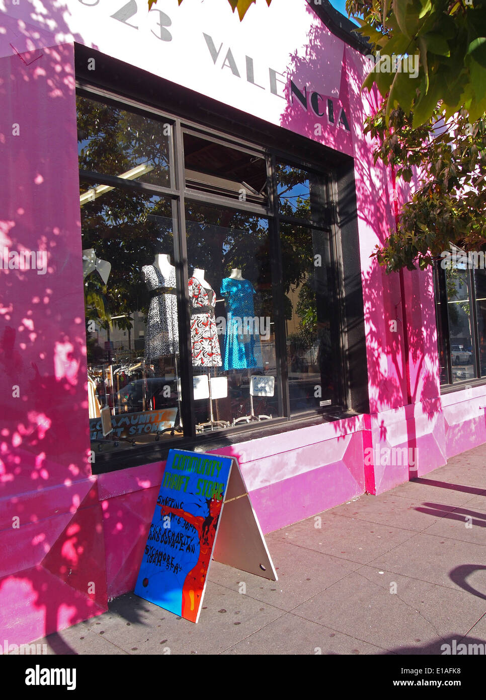 Comunità parsimonia Store su Valencia Street di San Francisco Foto Stock