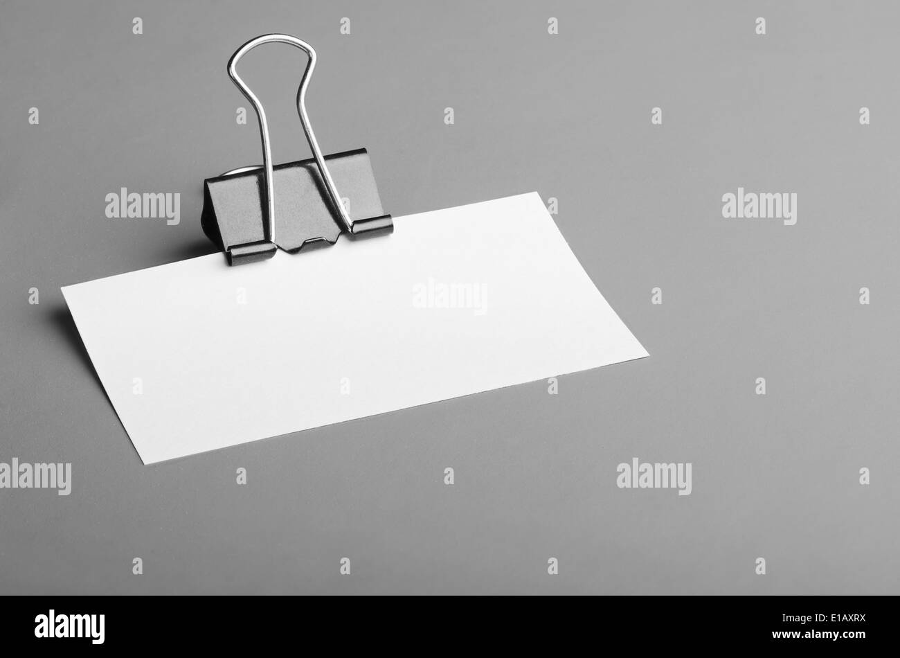 Foto business card. Modello per l'identità del marchio. Per i progettisti grafici presentazioni e portafogli Foto Stock