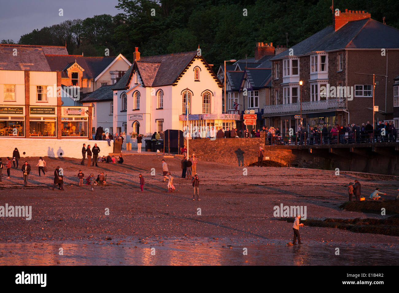 Pubblico conte di Rone Festival Combe Martin North Devon Regno Unito Foto Stock