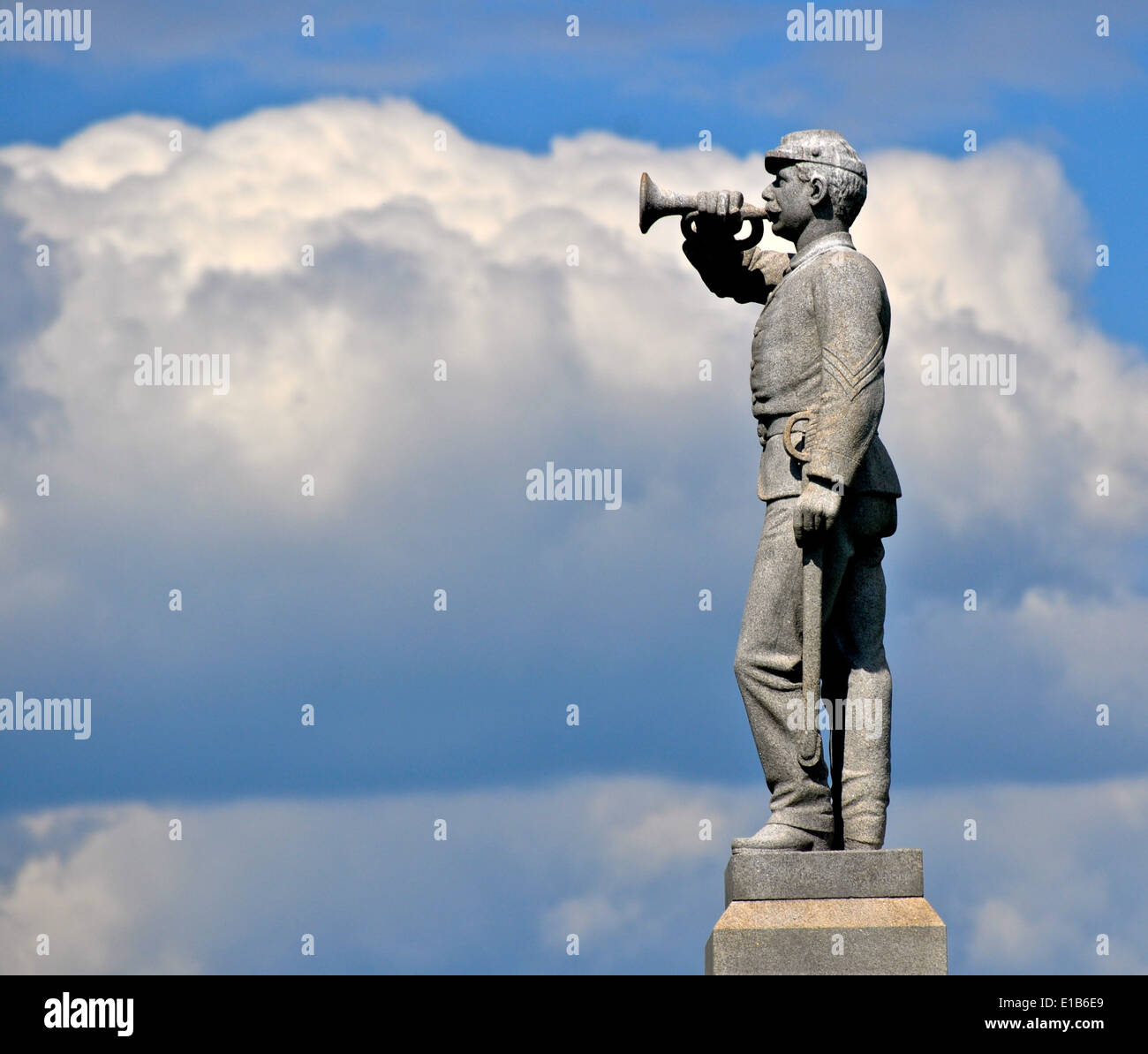 Parco Militare Nazionale di Gettysburg Gettysburg National Military Park Foto Stock