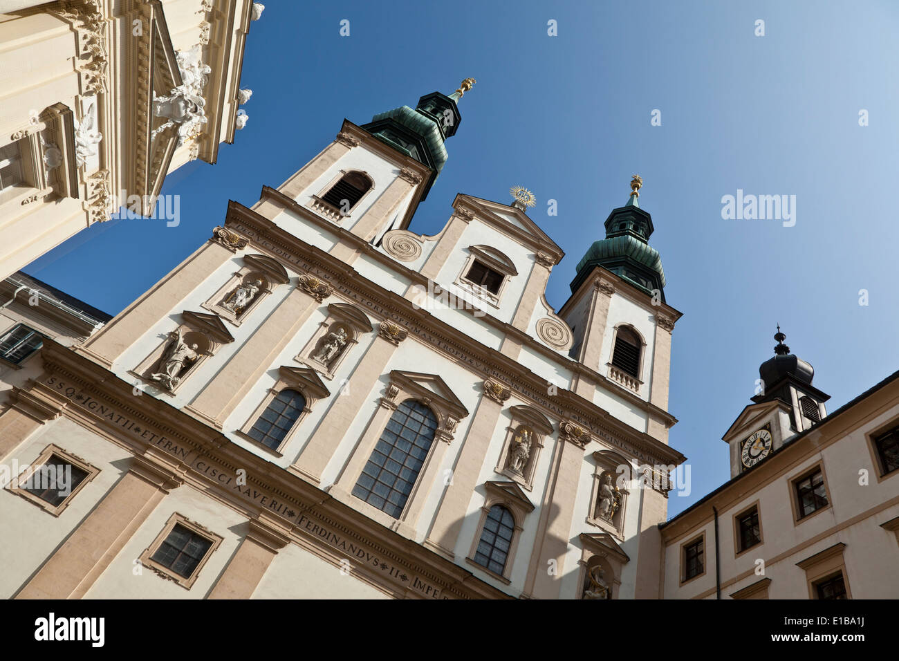 Jesuitenkirche in Wien Foto Stock