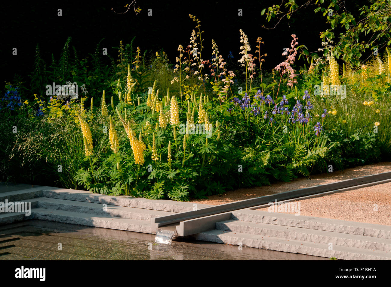 Il giardino Laurent-Perrier, miglior spettacolo giardino alla RHS Chelsea Flower Show 2014, progettato da Luciano Giubbilei Foto Stock