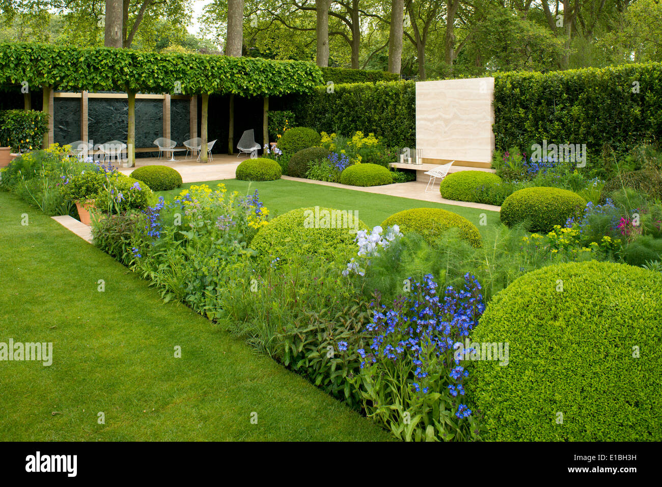 Il Telegraph giardino un giardino mostra medaglia d'oro al Chelsea Flower Show 2014, London REGNO UNITO Foto Stock