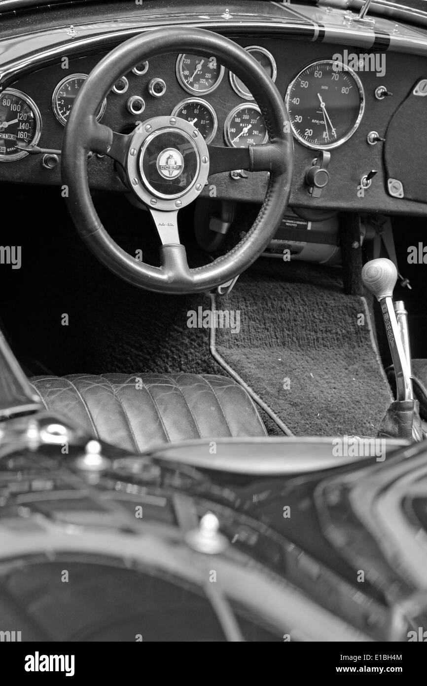 Interno di AC Cobra vettura americana Foto Stock