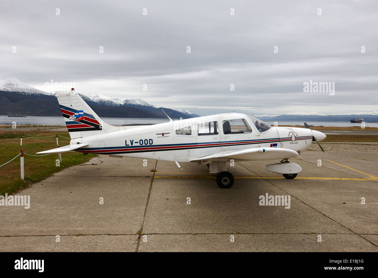 Lv-00d piper pa28-181 archer aeromobili leggeri aeroclub Ushuaia Argentina Foto Stock