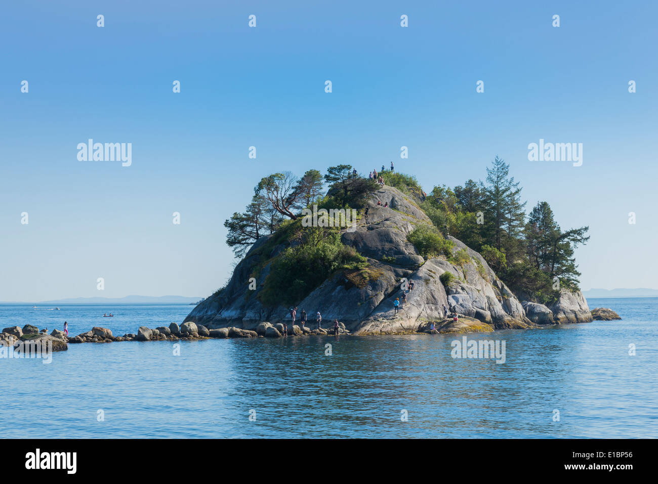 Whyte Island, Whytecliff Park, West Vancouver, British Columbia, Canada Foto Stock