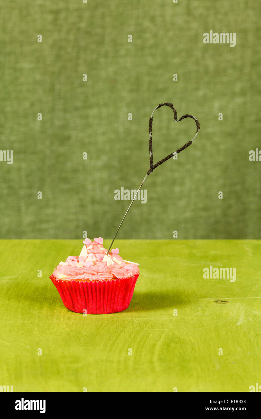 Giornata del donatore torta con cuore Foto Stock