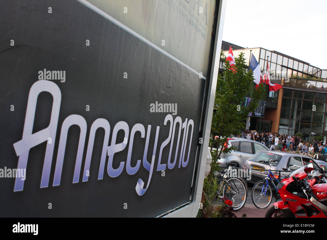 Matt Groening, durante il Festival del film di animazione, 'Festival du Film d'animazione', Annecy, Haute-Savoie, Rhone-Alpes, Francia. Foto Stock