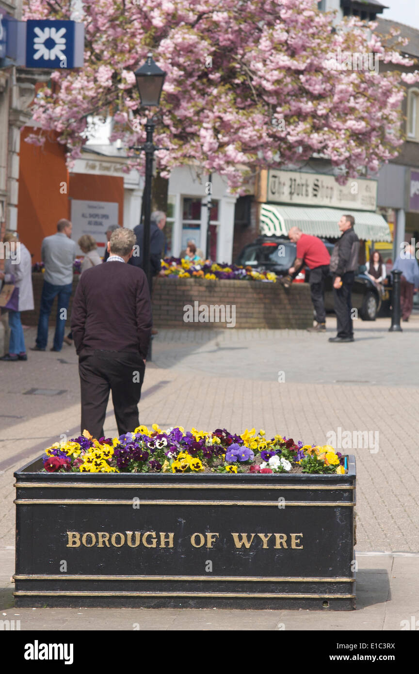 Poulton Town Center a molla Foto Stock