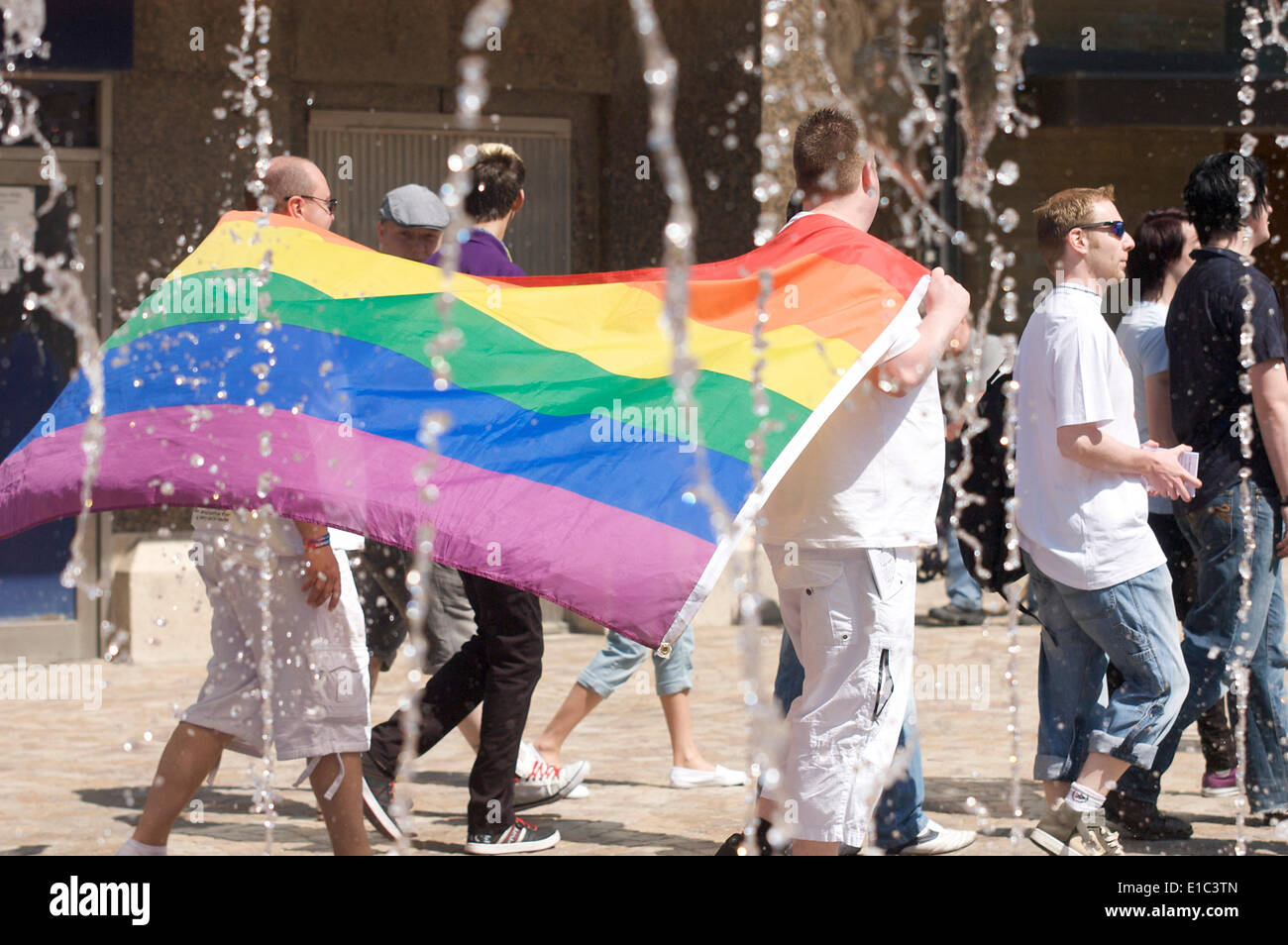 Blackpool Gay Pride Festival Foto Stock