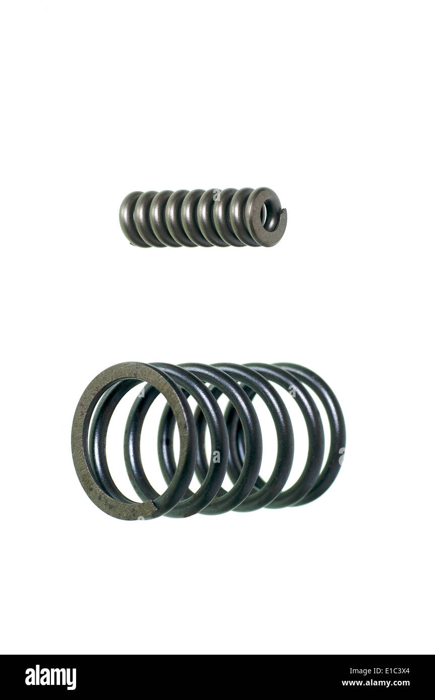 Molle colorate su sfondo bianco Foto Stock