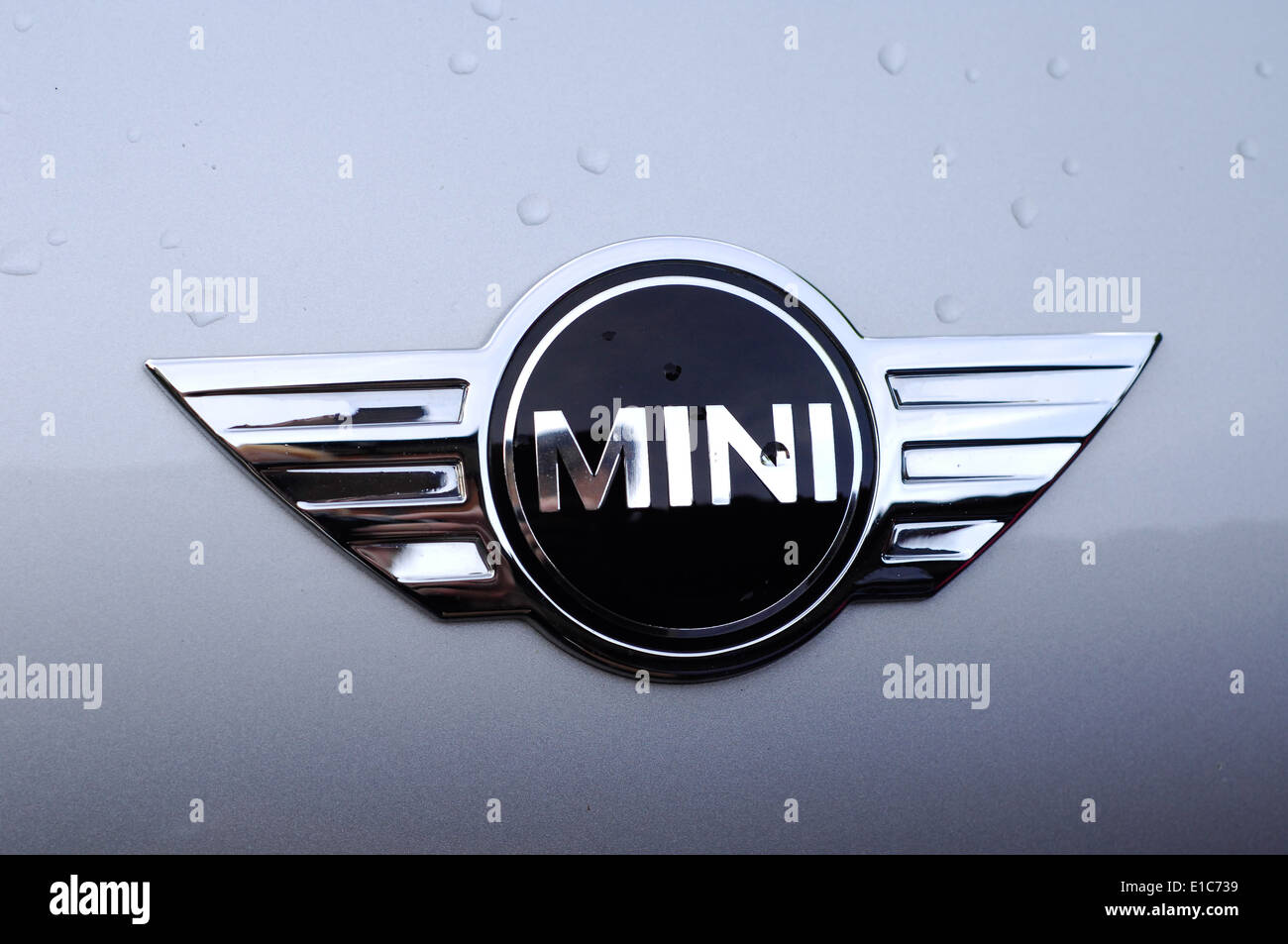 Mini logo badge brand Foto Stock