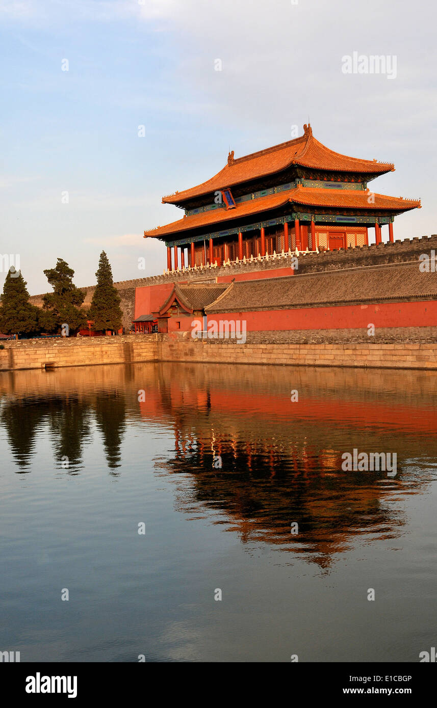 Shenwumen porta della città proibita di Pechino CINA Foto Stock