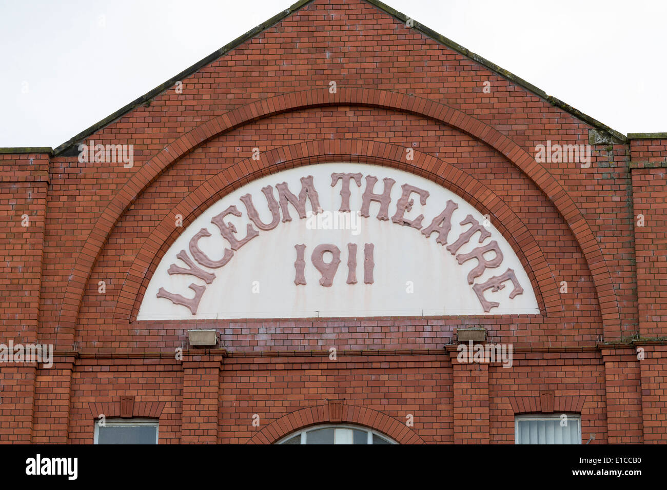 Parte anteriore del Lyceum Theatre Crewe Cheshire England Regno Unito Foto Stock