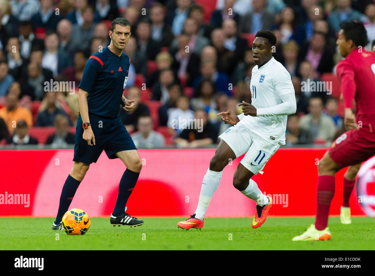 Wembley, Regno Unito. Il 30 maggio 2014. L'Inghilterra del Danny WELBECK in azione durante la international amichevole tra Inghilterra e Perù allo Stadio di Wembley. Credito: Azione Sport Plus/Alamy Live News Foto Stock