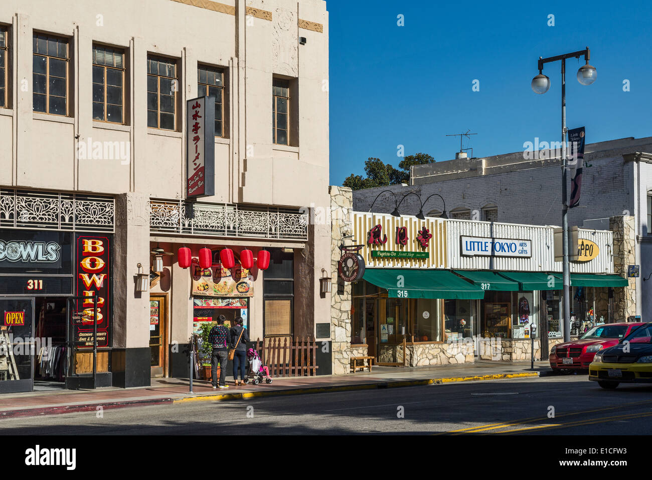Little Tokyo si trova nel centro cittadino di Los Angeles. Foto Stock