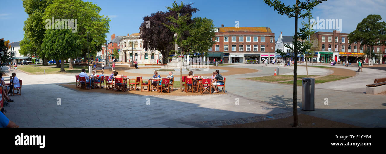 Il trefolo, Exmouth, Devon, Inghilterra, Regno Unito pubblica spazio aperto Foto Stock