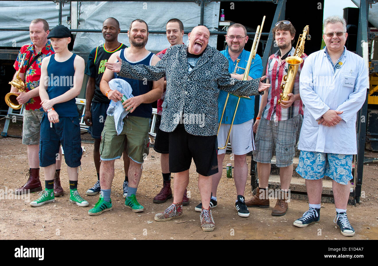 Cheltenham, Regno Unito. Il 31 maggio 2014. Immagine :cattive maniere Wychwood Festival: cattive maniere eseguire al decimo Festival Wychwood Cheltenham Regno Unito Data 31/05/2014 Ref: Credito: charlie bryan/Alamy Live News Foto Stock