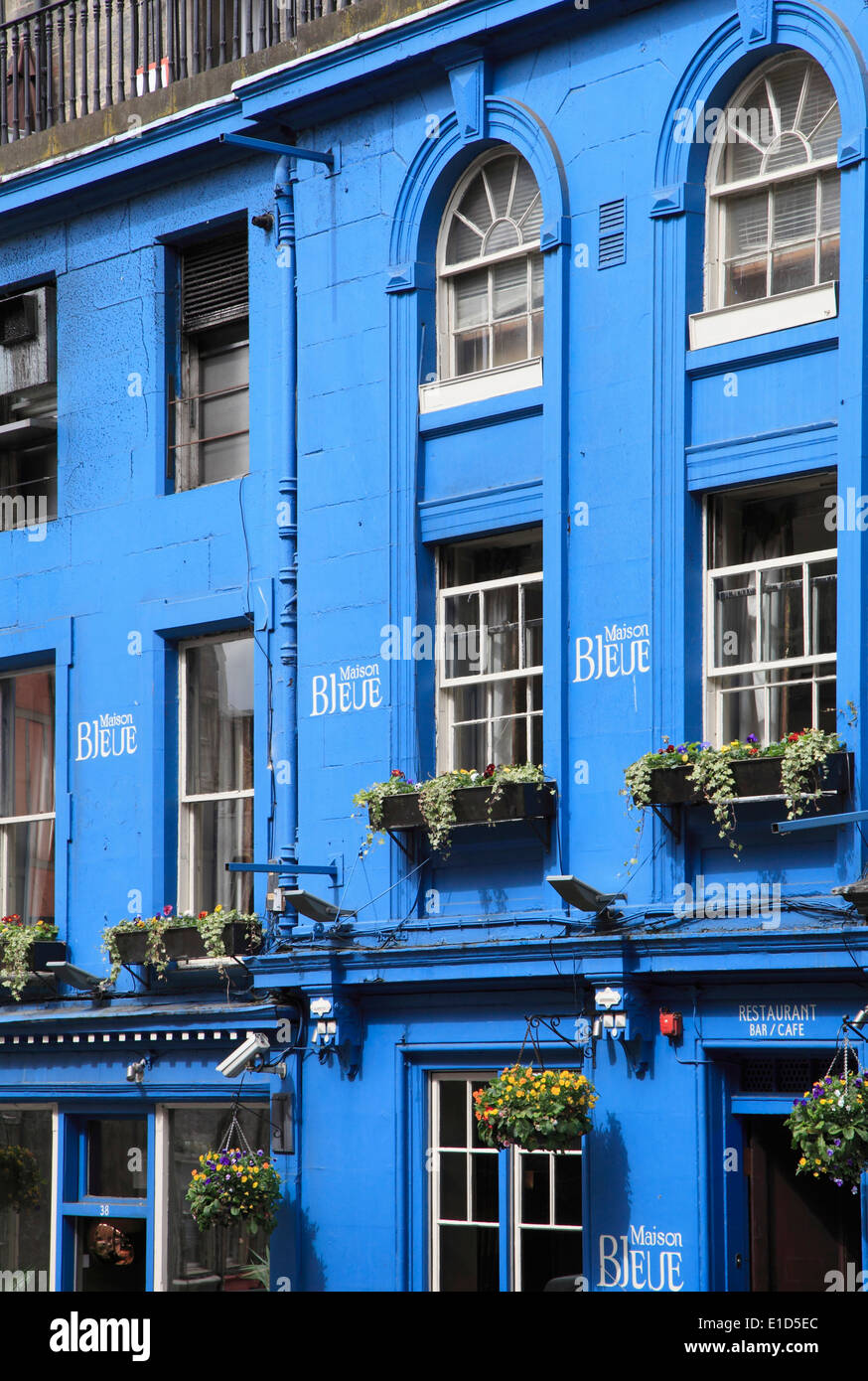 Regno Unito, Scozia, Edimburgo, Maison Bleue, ristorante, Foto Stock