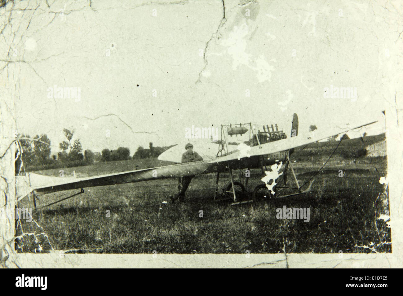 L'Hanroit Monoplane era un aereo del XX secolo progettato dal pioniere dell'aviazione francese Gabriel Hanriot. Era caratterizzato da un design ad ala singola e faceva parte della prima ondata di sviluppo di aerei monoplani in Europa. Foto Stock