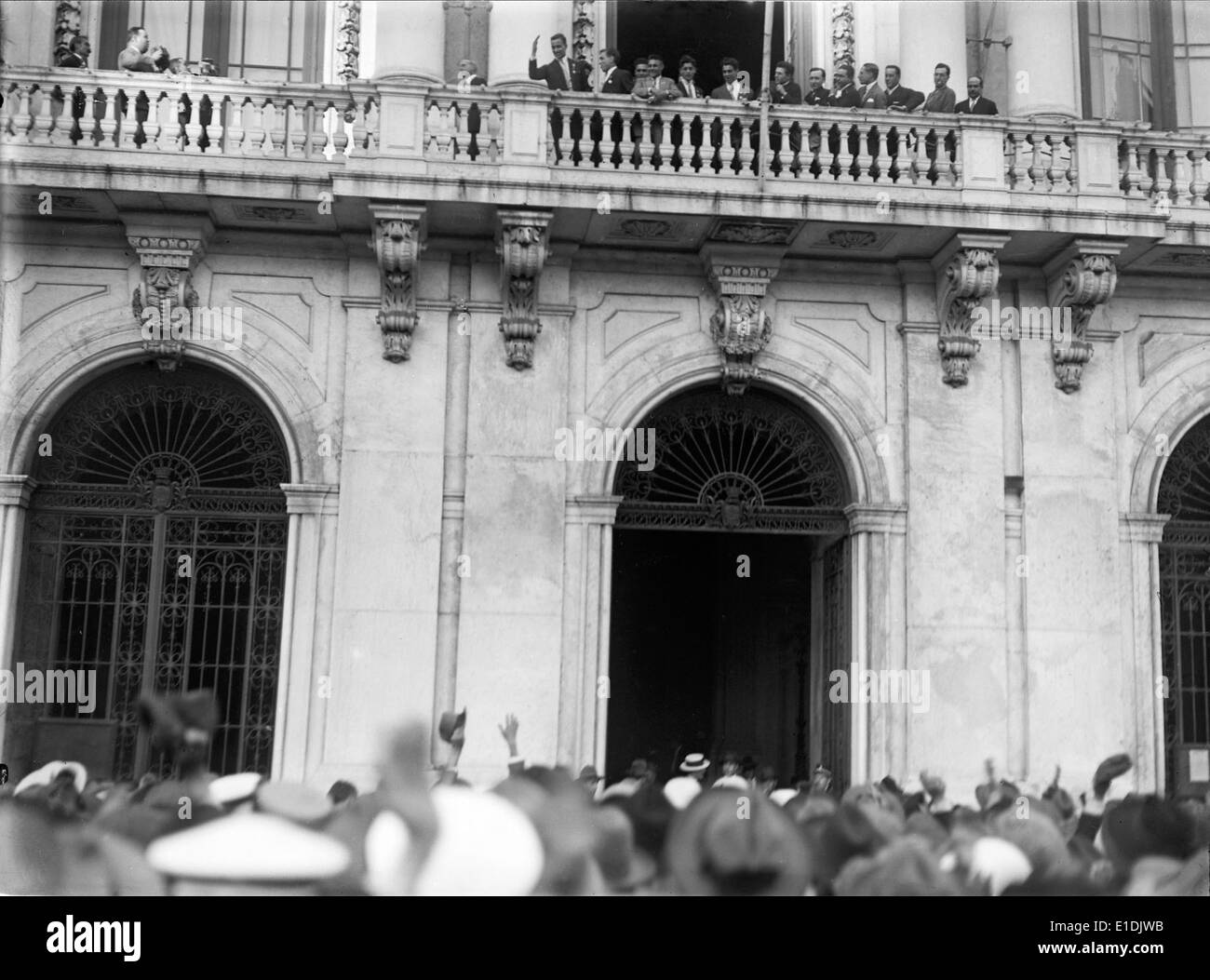 Il manifesto del 1928 a Lisbona faceva parte di un più ampio movimento nella storia politica portoghese, riflettendo il clima sociale e politico dell'epoca. Foto Stock