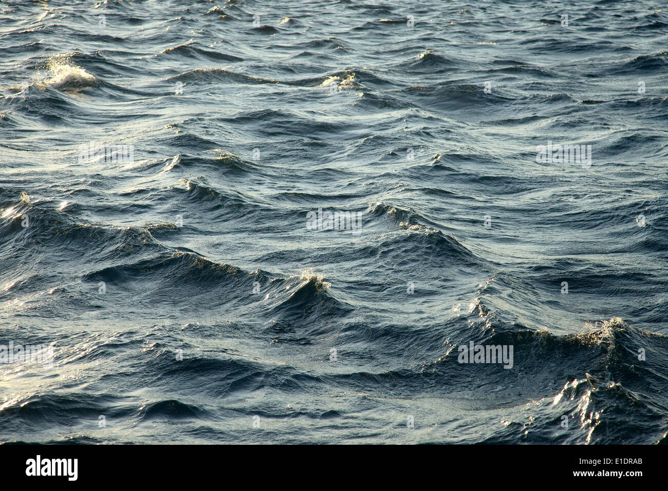 Onde tempestose Foto Stock