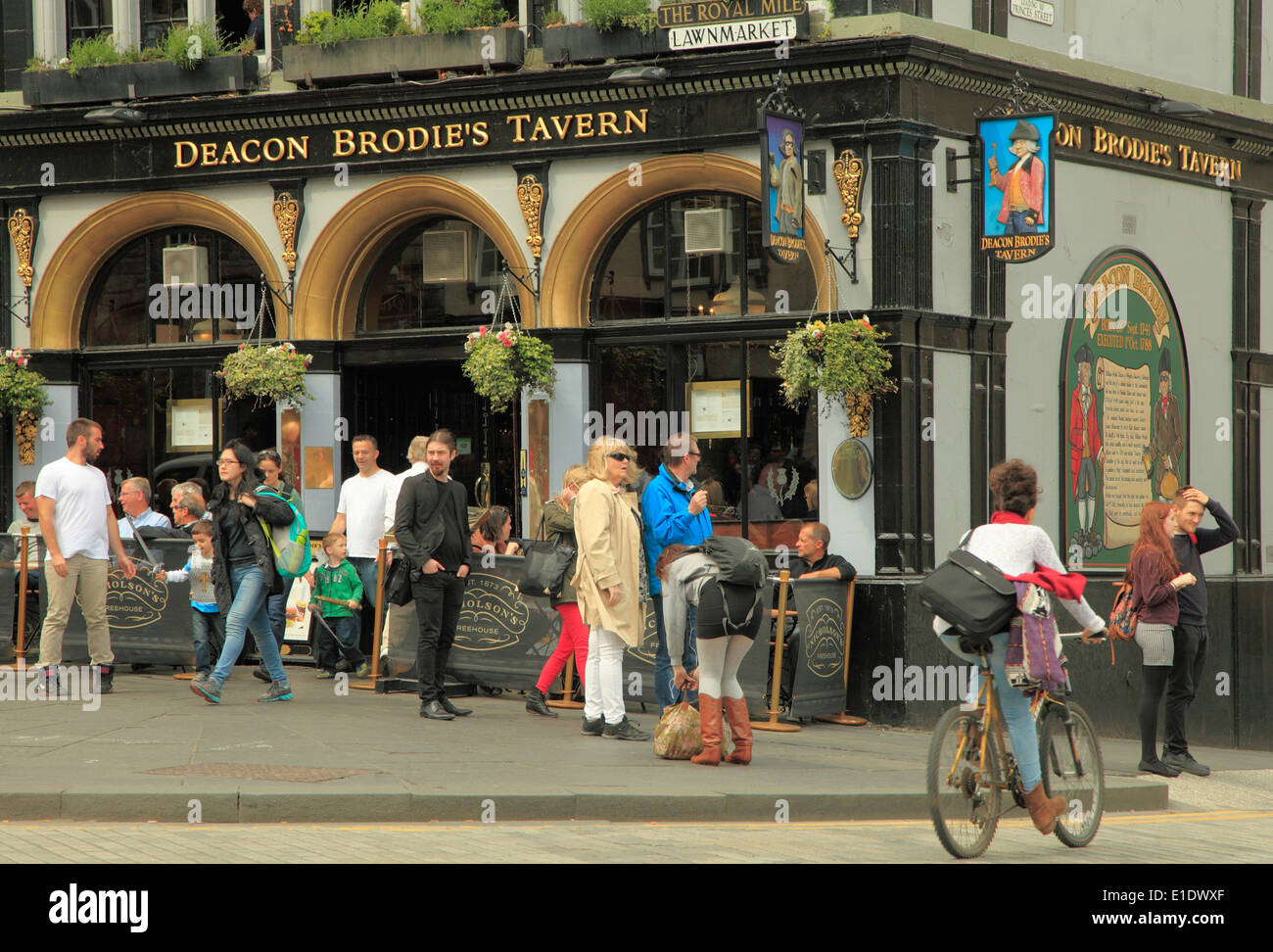 Regno Unito, Scozia, Edimburgo, diacono Brodie's Tavern, Foto Stock