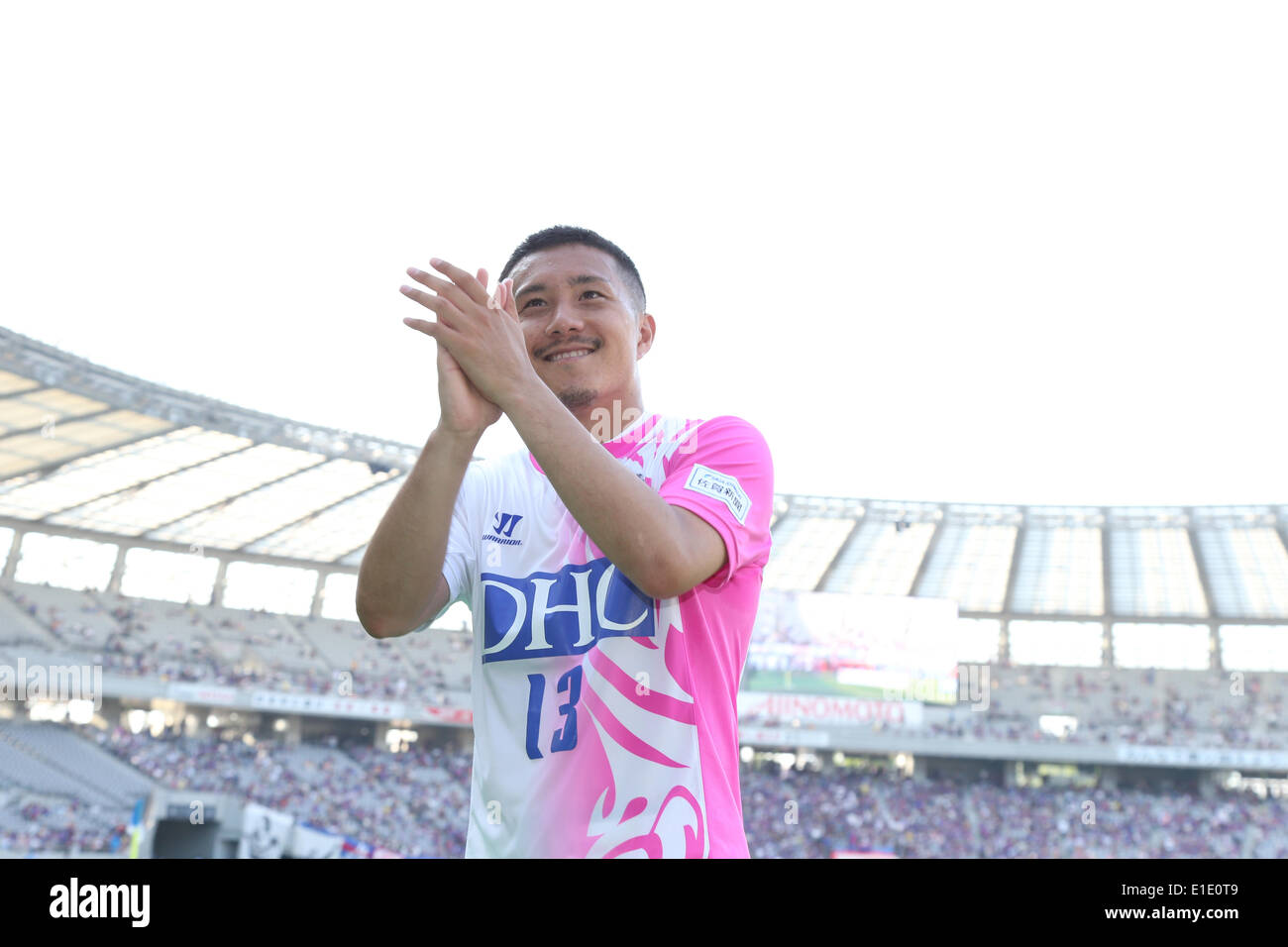 Ajinomoto Stadium, Tokyo, Giappone. Il 1 giugno, 2014. Michihiro Yasuda (Sagan), 1 giugno 2014 - Calcio /Soccer : 2014 J.LEAGUE Yamazaki Nabisco Cup tra F.C. Tokyo 0-2 Sagan Tosu a Ajinomoto Stadium, Tokyo, Giappone. Credito: AFLO SPORT/Alamy Live News Foto Stock