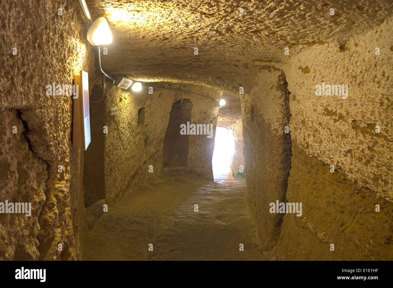 Cittadella di grano, silos, la cittadella di Victoria a Gozo Foto Stock