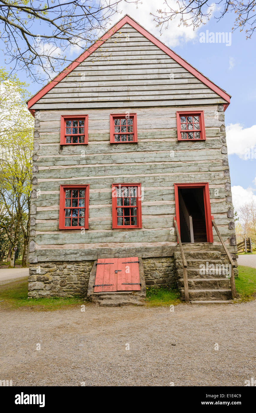 Casale in legno della Pennsylvania Foto Stock