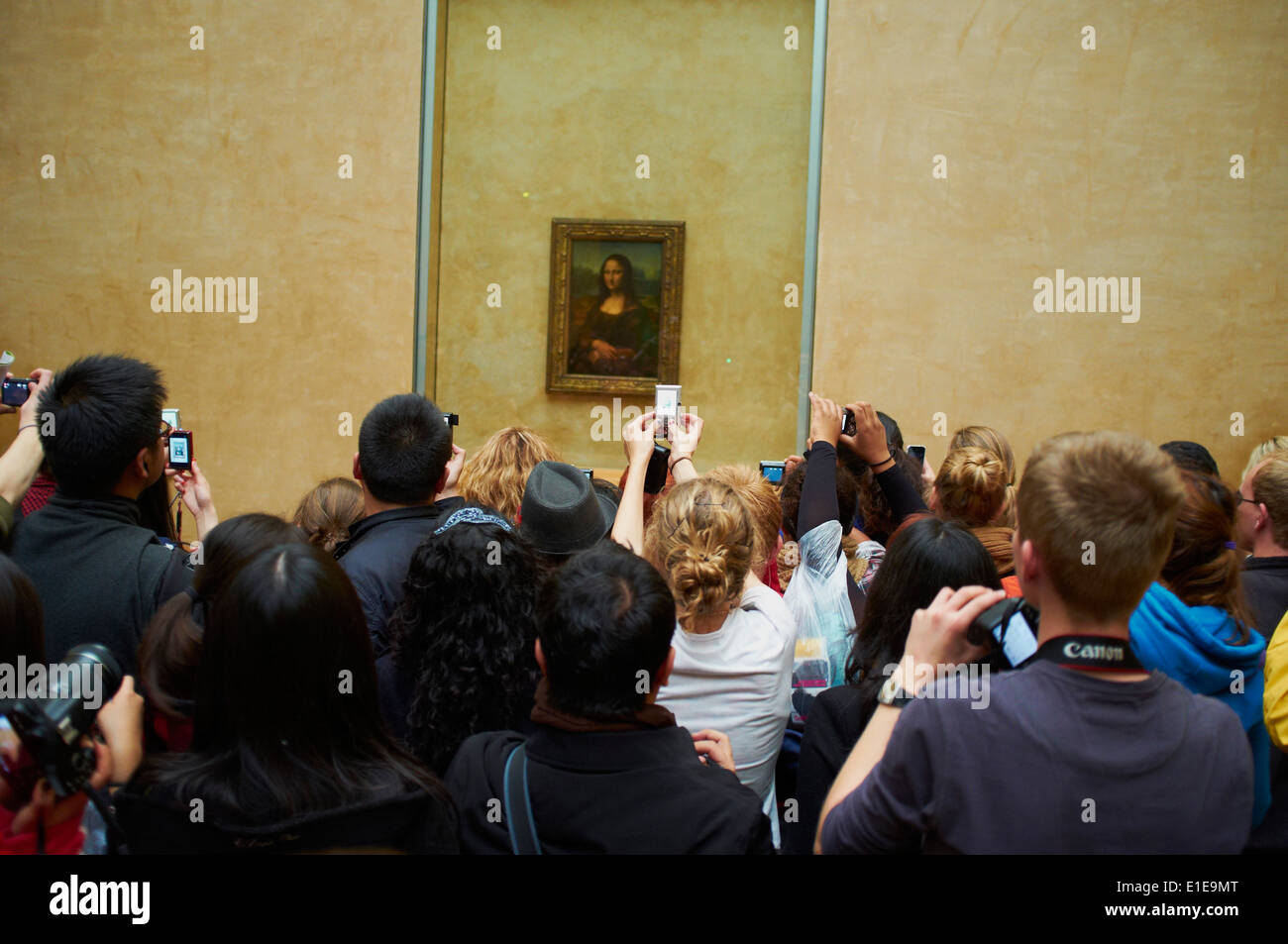 Francia, Parigi, Museo del Louvre, la Joconde di Leonardo da Vinci Foto Stock