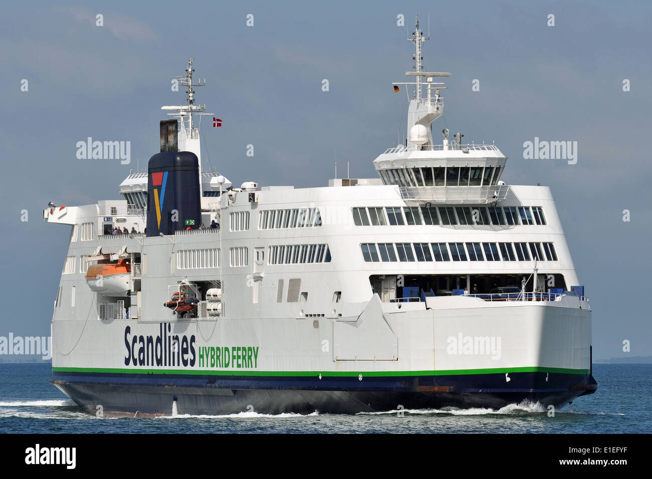 Scandlines Vogelfluglinie Hybrid-Ferry Prins Richard Foto Stock